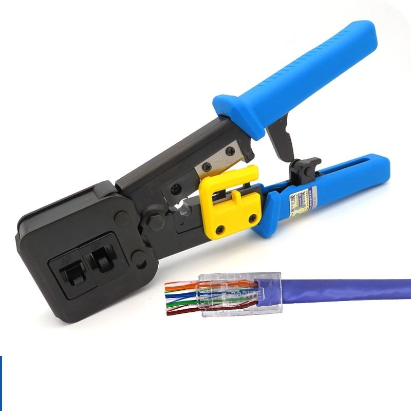 Kìm Bấm Hạt Mạng Xuyên Thấu TOOLS(Tặng 10 hạt mạng xuyên thấu)
