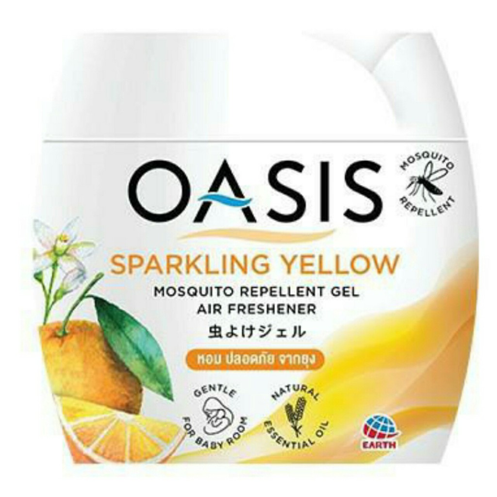 [HCM]SÁP THƠM PHÒNG DUỔI MUỖI OASIS 180G THÁI LAN