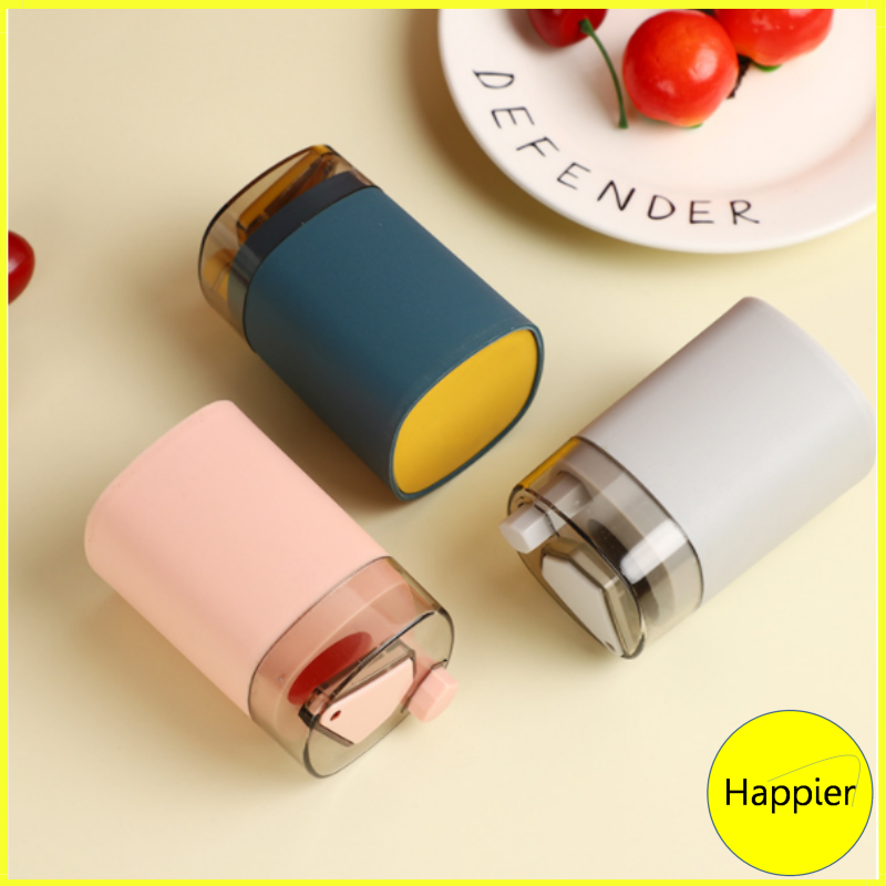 [HCM]Hủ Đựng Tăm Nút Nhấn Tự Động - Happier
