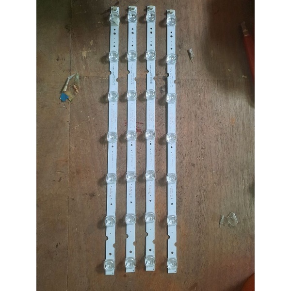 Thanh led tivi tcl 49- 50 s6500/p65 - giá 1 máy 4 thanh 7 bóng