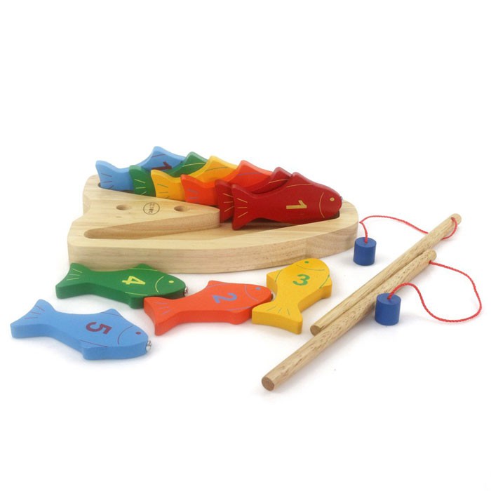 Bộ câu 10 cá số đồ chơi câu cá cho bé