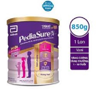 Sữa PediaSure BA hương vani 850g (1 - 10 tuổi)