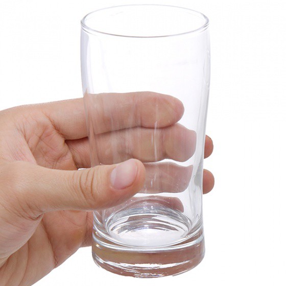 Cốc thủy tinh cafe đá Bạc xỉu cong 240ml bộ 6 cái Ly thủy tinh cao cấp Glazz Home