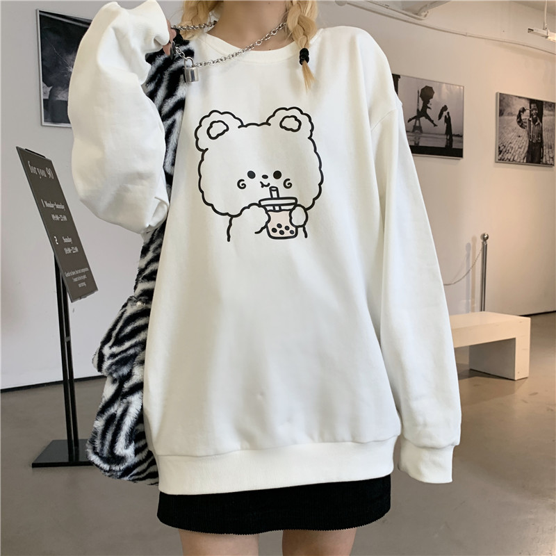 Áo sweater nam nữ in gấu siêu đẹp