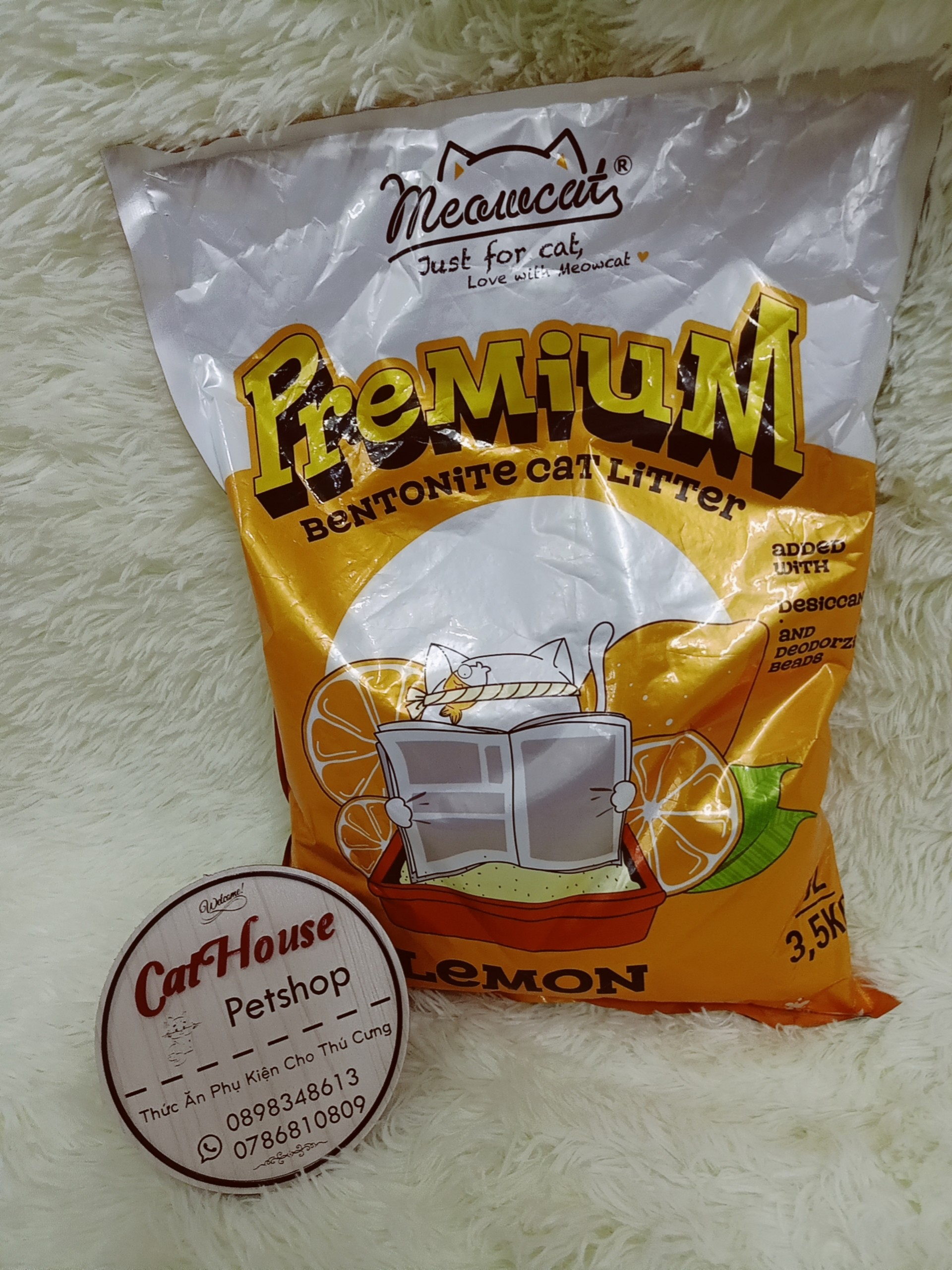 [HCM]Cát VỆ Sinh Meowcat Bentonite 5L