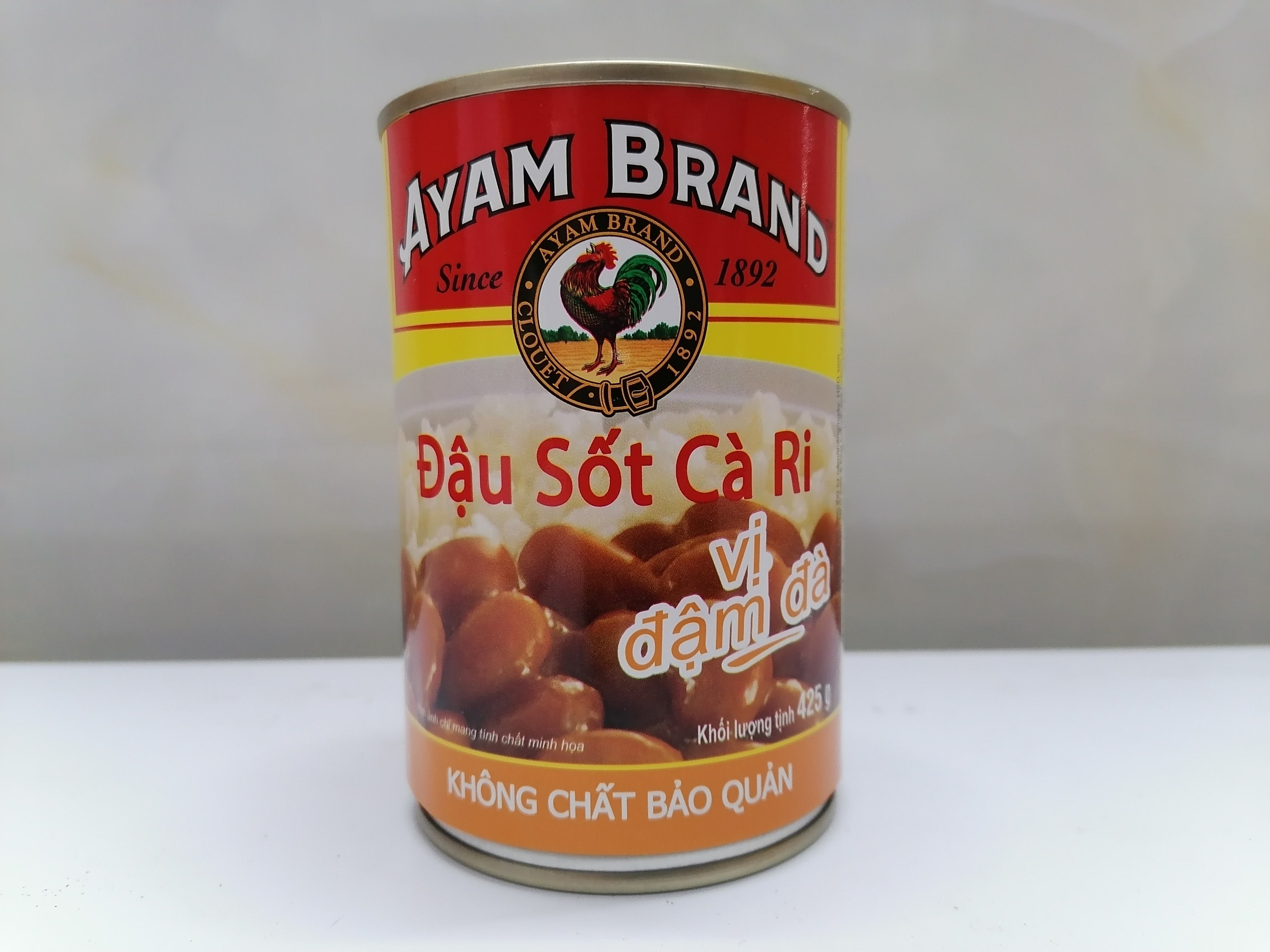 [425g – XỐT CÀ RI] ĐẬU ĐÓNG HỘP [VN] AYAM Baked beans in curry sauce (halal) (bph-hk)