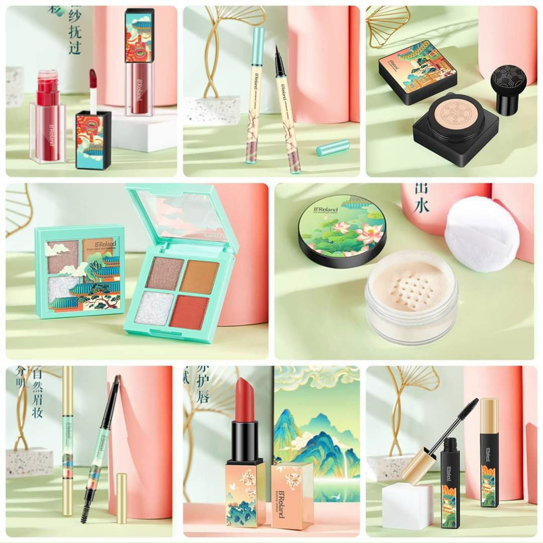 BỘ TRANG ĐIỂM MAKEUP B'ROLOAND 9 MÓN 9IN 1 ( LÀM QUÀ TẶNG CỰC XINH )