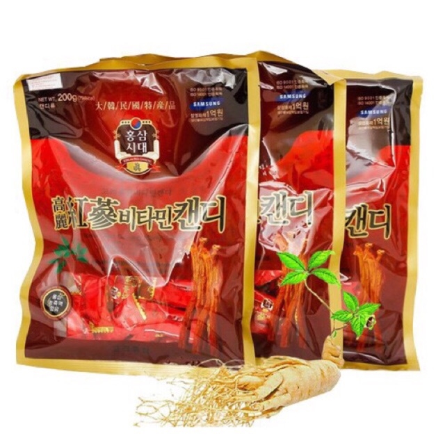 Kẹo hồng sâm Hàn quốc 200g