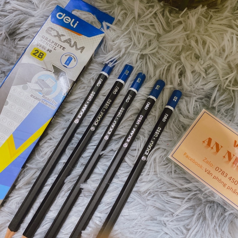 Bút chì exam 2b eu55090 - deli 1 cây