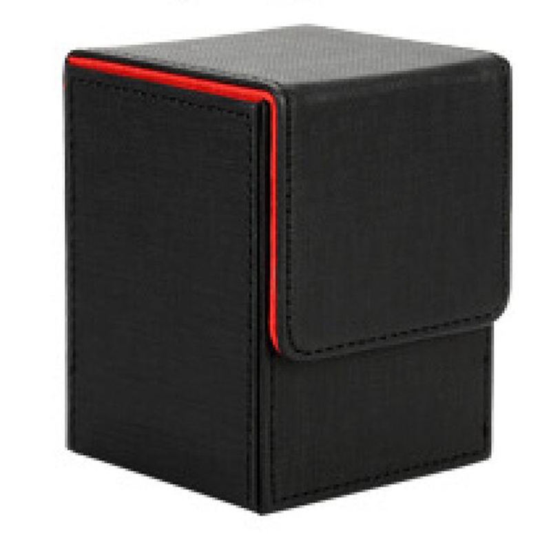Card case deck box sleeved cards deck game box for yugioh mtg binders: 100+