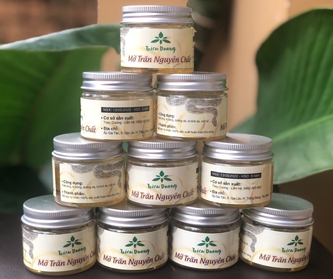 Mỡ trăn nguyên chất Triêu Dương - 50ml