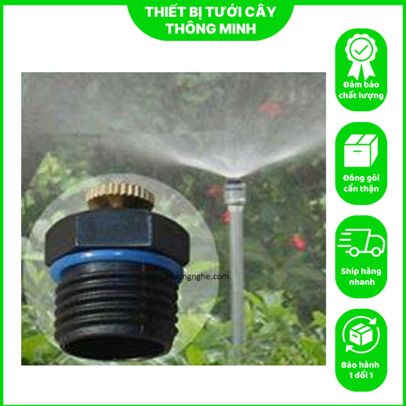 Bộ 10 Đầu Phun Nước Chỉnh Lưu Lượng