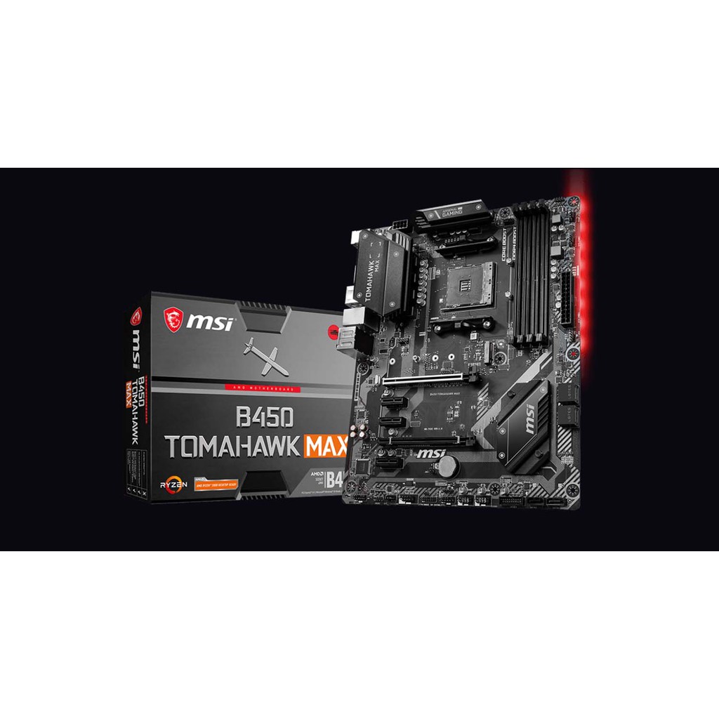 Bo mạch chủ Main MSI B450 TOMAHAWK MAX AM4 ATX ( New chính hãng bảo hành 36T)