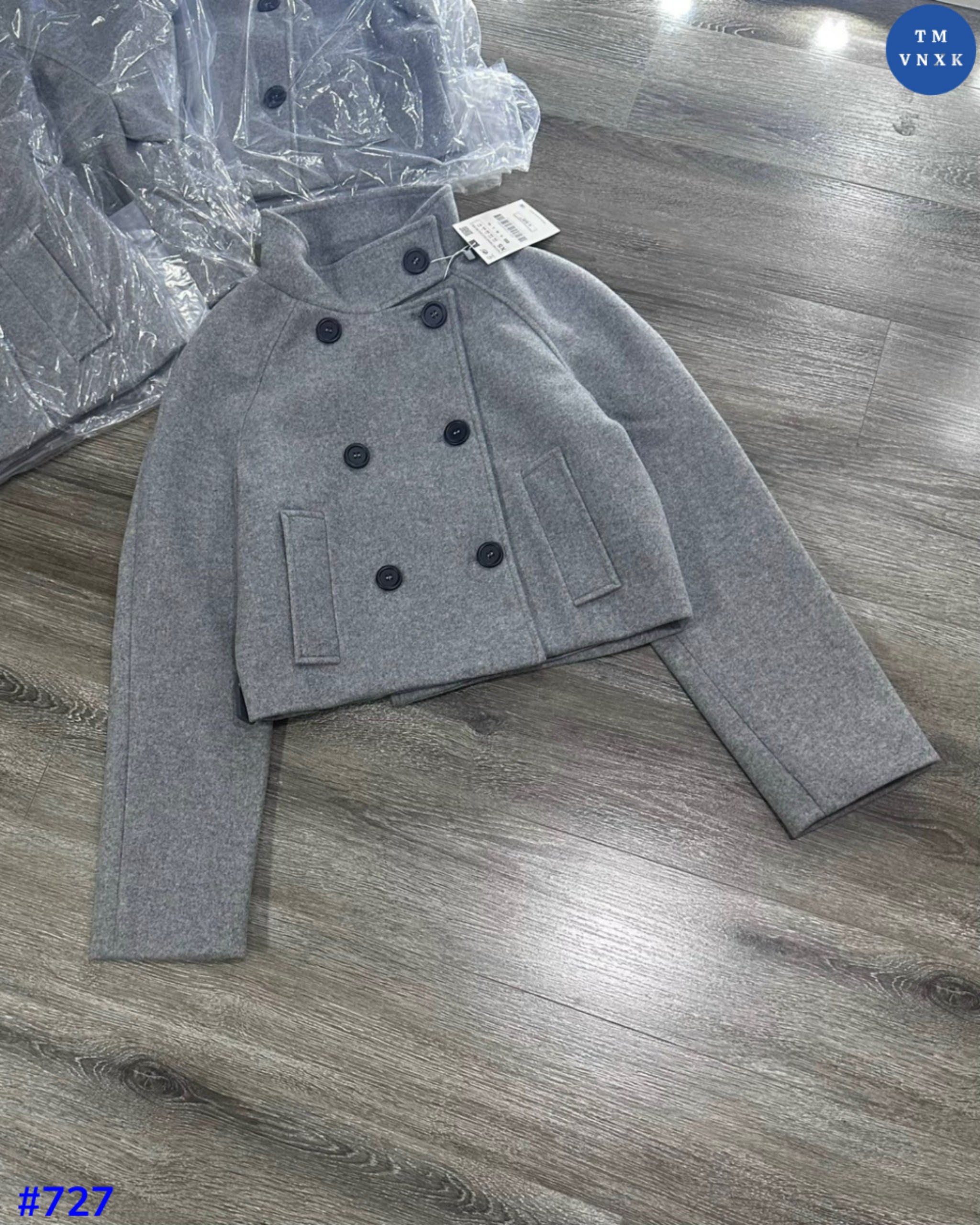 Damaged blazer-Gray