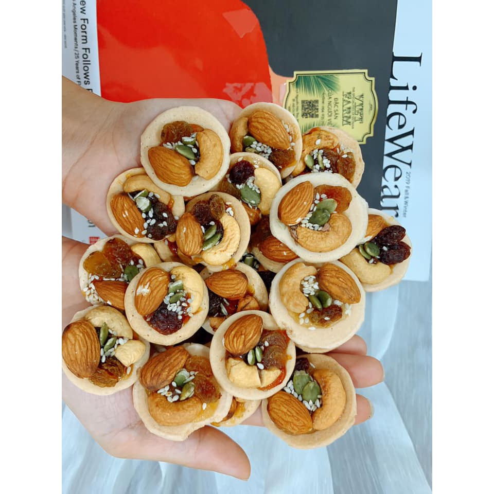 Bánh hạt dinh dưỡng Hũ 400G