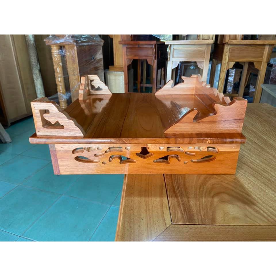 Bàn thờ treo tường hoa sen 40cm