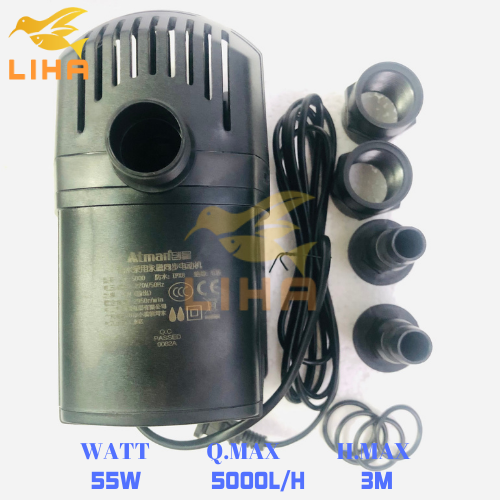 Máy Bơm Atman AT-5000 (55W-5000L/H-3M) -  Nước Bể Cá Siêu Bền, Tiết Kiệm Điện