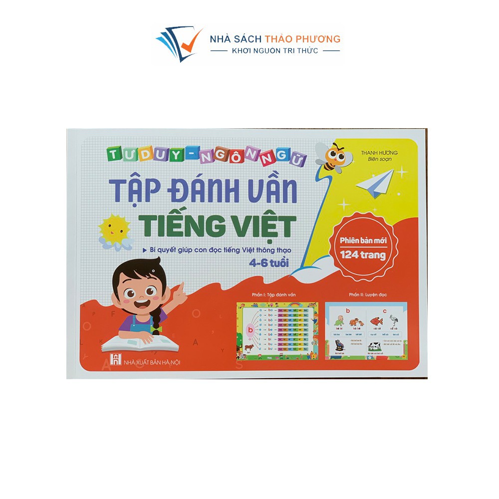Sách - Tập Đánh Vần Tiếng Việt (Bí Quyết Giúp Con Đọc Tiếng Việt Thông Thạo 4-6 Tuổi) - Không Thẻ