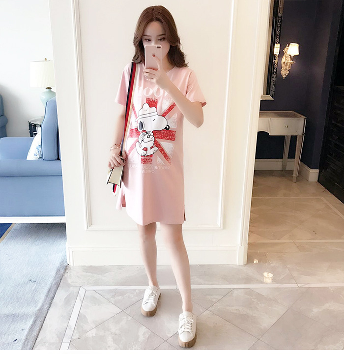 Váy Bầu Đầm Bầu Xinh Thun Hình