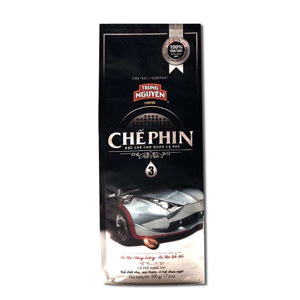 Cà phê Chế Phin 3 Trung Nguyên( Bịch 500gam) - Cà phê bột pha phin