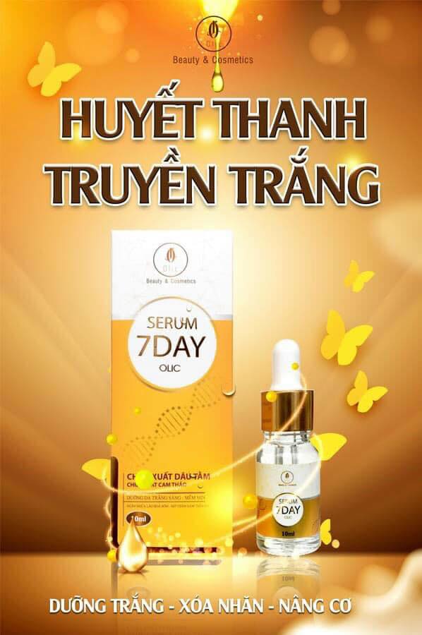 Huyết thanh truyền trắng 7Days Olic