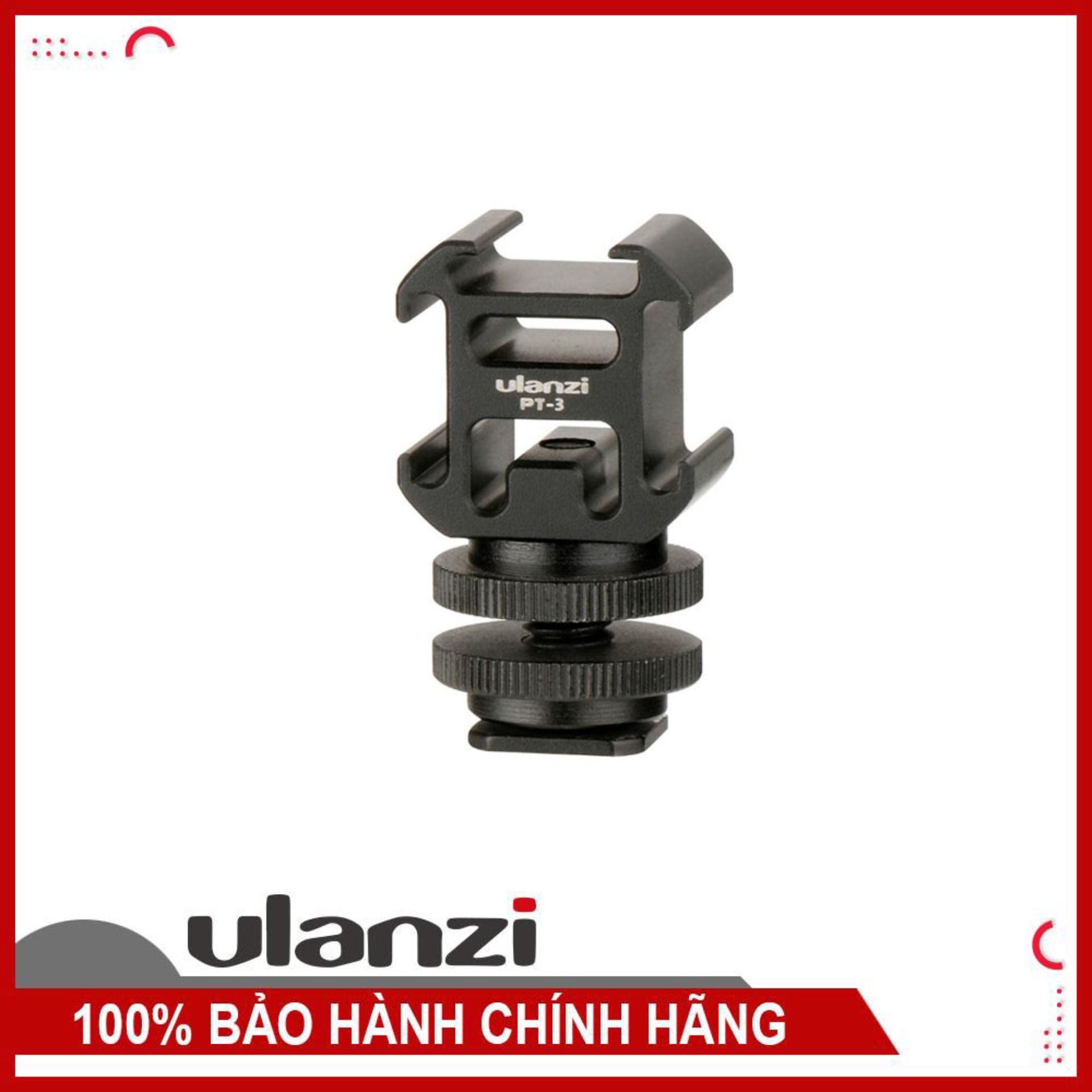 Cold Shoe Mount gắn Micro/Đèn LED dành cho Máy ảnh - Ulanzi PT-3S (FUGA2)