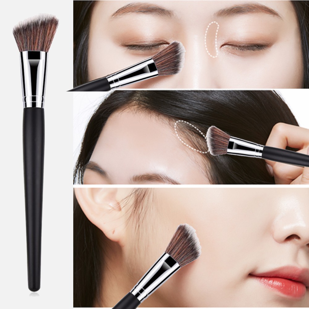 Cọ Tạo Khối Trang Điểm, Tạo Đường Khối Tự Nhiên Khi Makeup Cá Nhân, Cán Màu Đen, Vừa Tay, Dễ Sử Dụng Và Điều Chỉnh