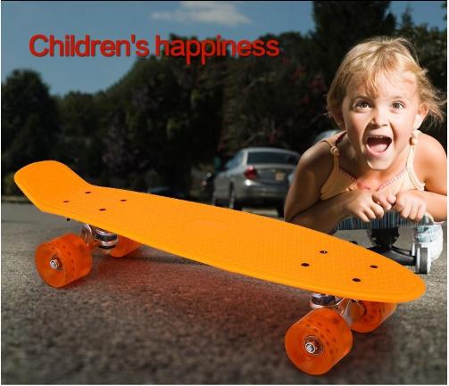 Mua Ván trượt thể thao, Ván trượt Skateboard thép nguyên khối Bánh 3 lớp có đèn led - Ván Trượt Thể Thao Chịu Tải 100Kg- Hàng hot 2019 - Ván trượt thể thao siêu đẹp - Ván trượt cho bé