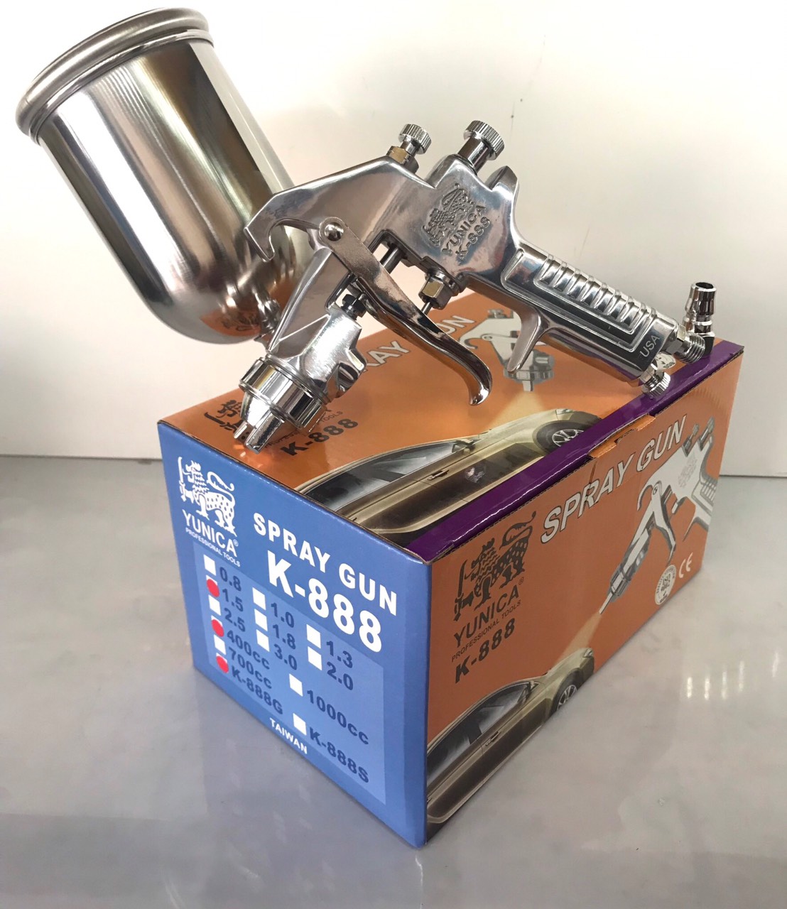 Dụng Cụ Phun Sơn PU Gỗ K888 Yunica - k-888