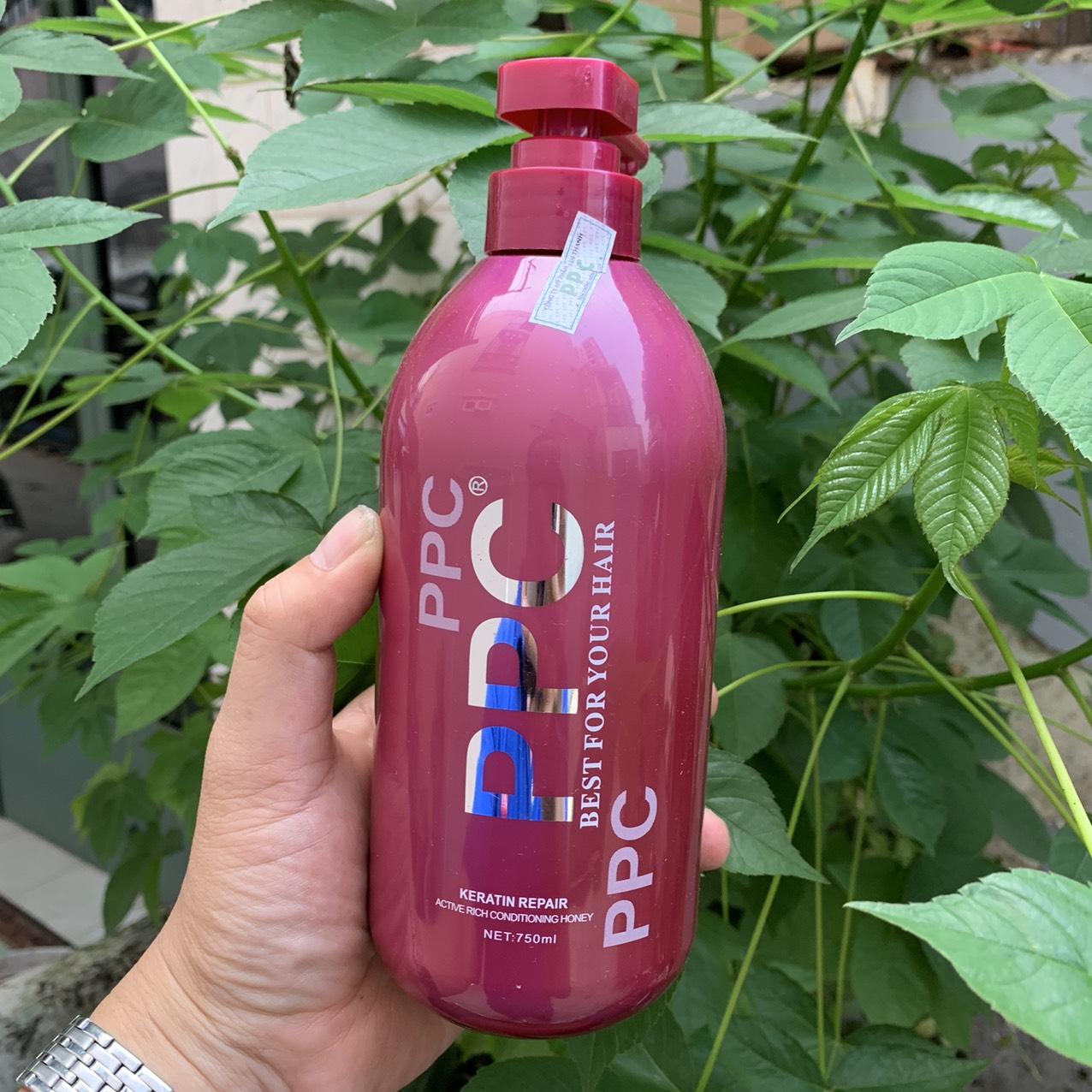 Hấp dầu phục hồi hư tổn tóc PPC Keratin Repair 750ml