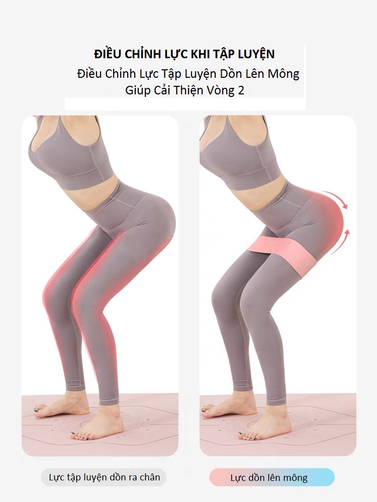 Dây Đàn Hồi Kháng Lực Tập Mông Miniband Lwhaoye