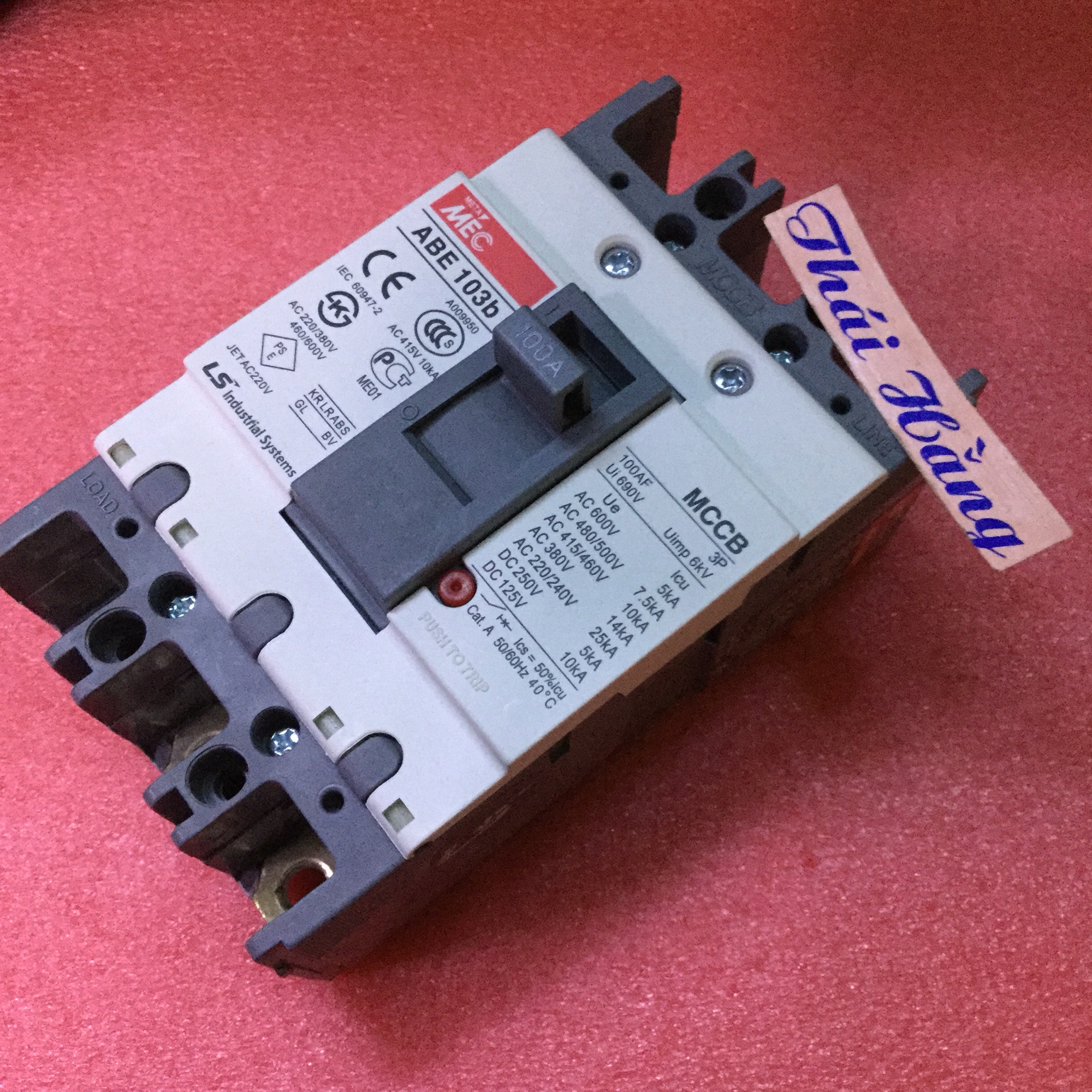 Attomat 3 pha MEC ABE-103 b -100 A - LS