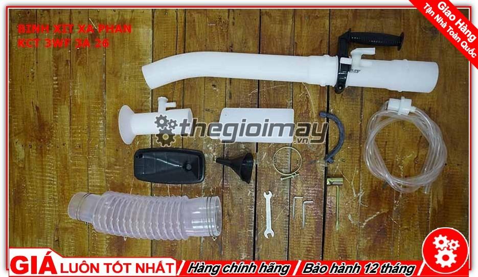 Bình xạ phân phun vôi phun hạt KCT 3WF-3A-26