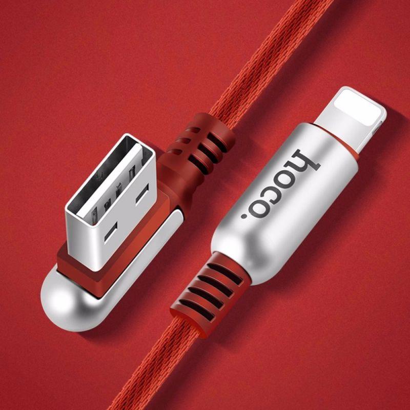[HCM]Cáp sạc Hoco U17 for Lightning dài 1M2 sạc nhanh 2.4A