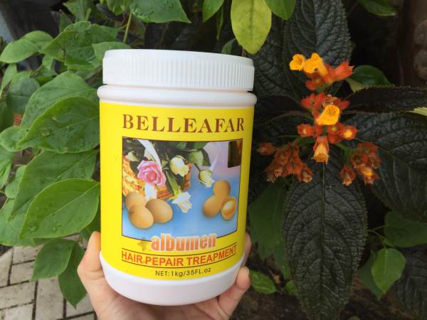 Hấp dầu chăm sóc tóc Trứng gà BELLEAFAR 1kg nhập khẩu