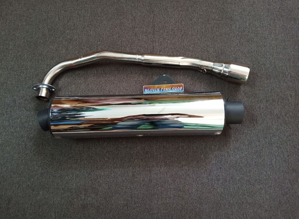 Cbr Exhaust Pipe Mounted on Full Antique Sirius Vehicle