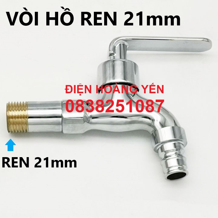 Vòi hồ, vòi nước đồng thau xi bóng hàng đẹp