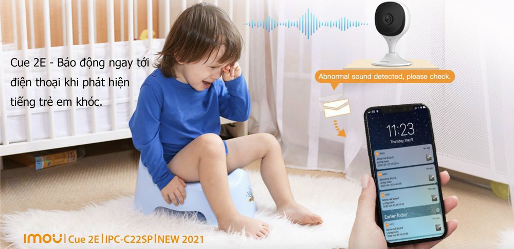Camera Wifi Imou C22SP 2.0MP, đàm thoại 2 chiều, Chính hãng Imou Việt Nam, Fullbox Nguyên Seal