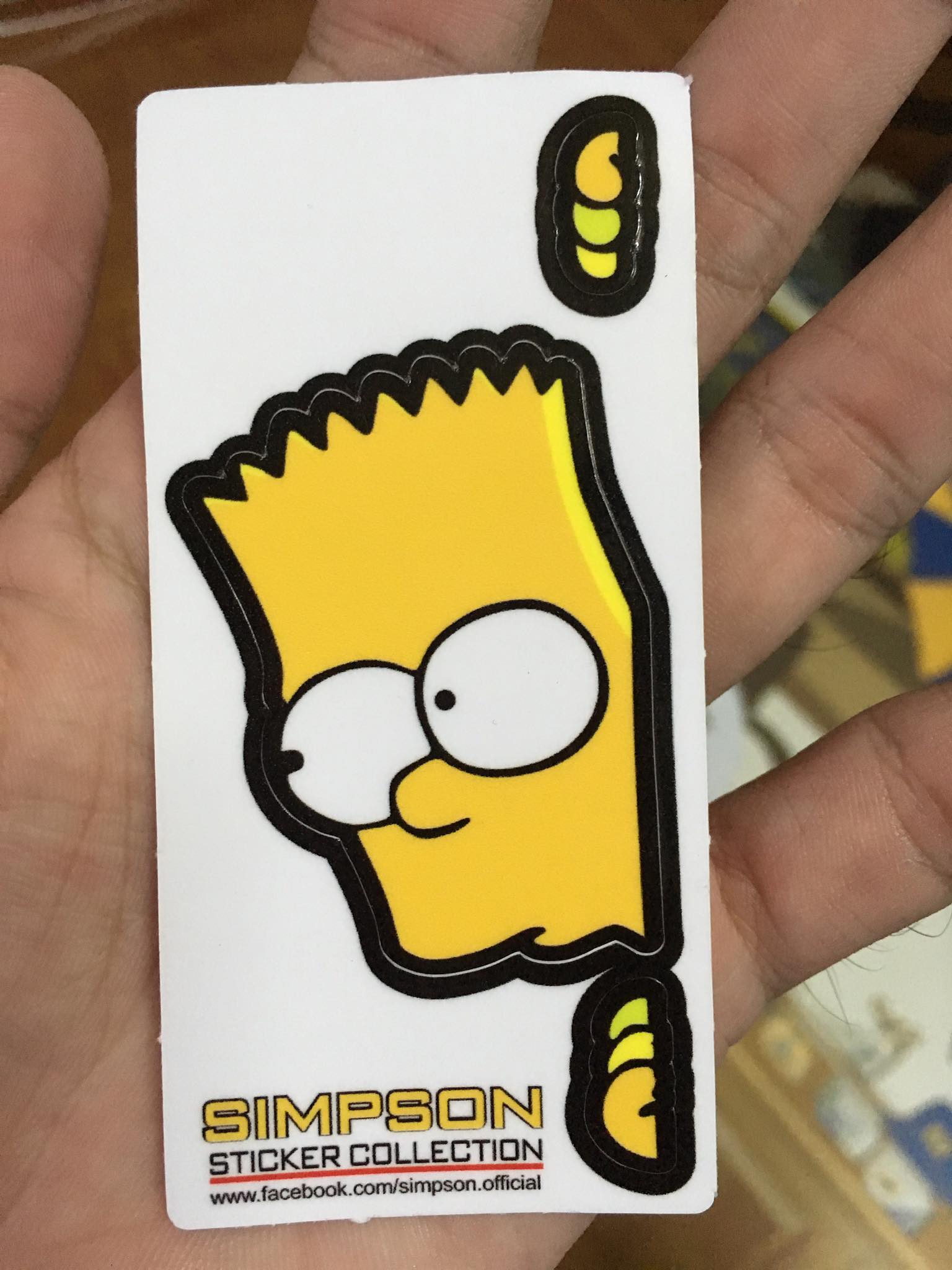 [HCM]2 TEM LOGO STIKER SIMPSON DÁN BIỂN SỐ XE