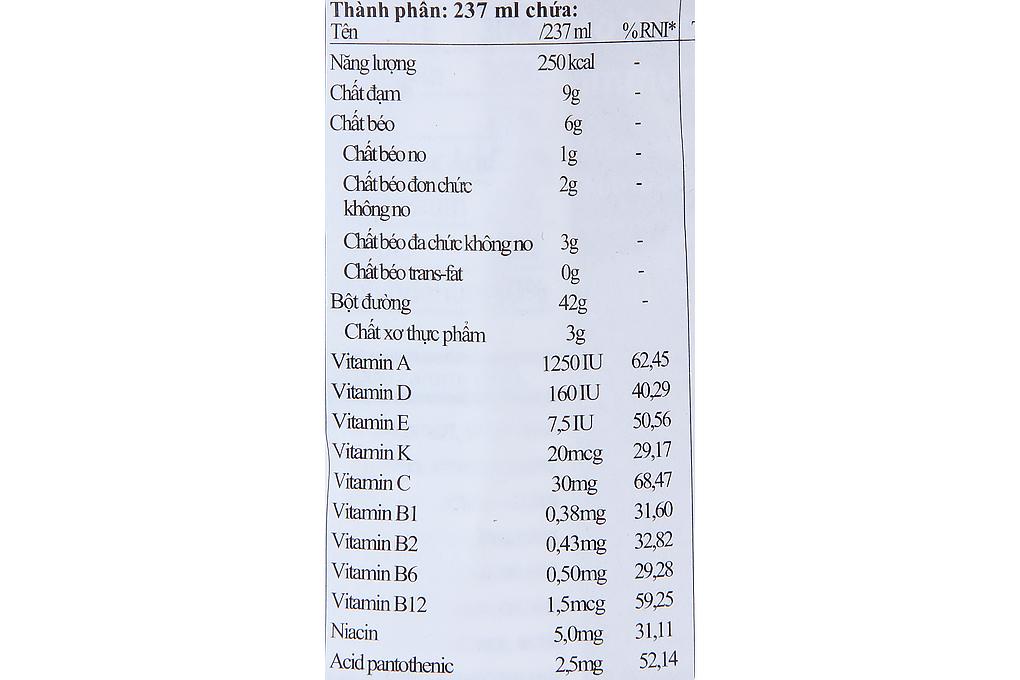 Lốc 6 chai sữa bột pha sẵn Ensure Original vani 237ml