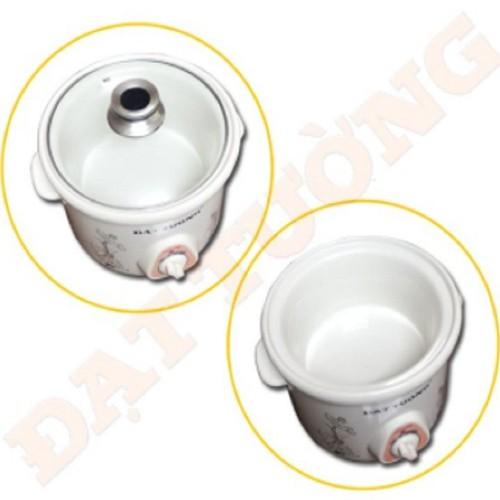 Nồi hầm cháo kho cá lõi sứ Đạt Tường 2,5L (Trắng)