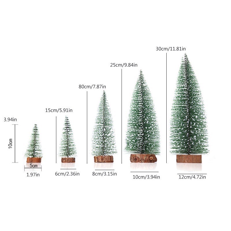 Cây thông Noel mini để bàn trang trí Giáng Sinh