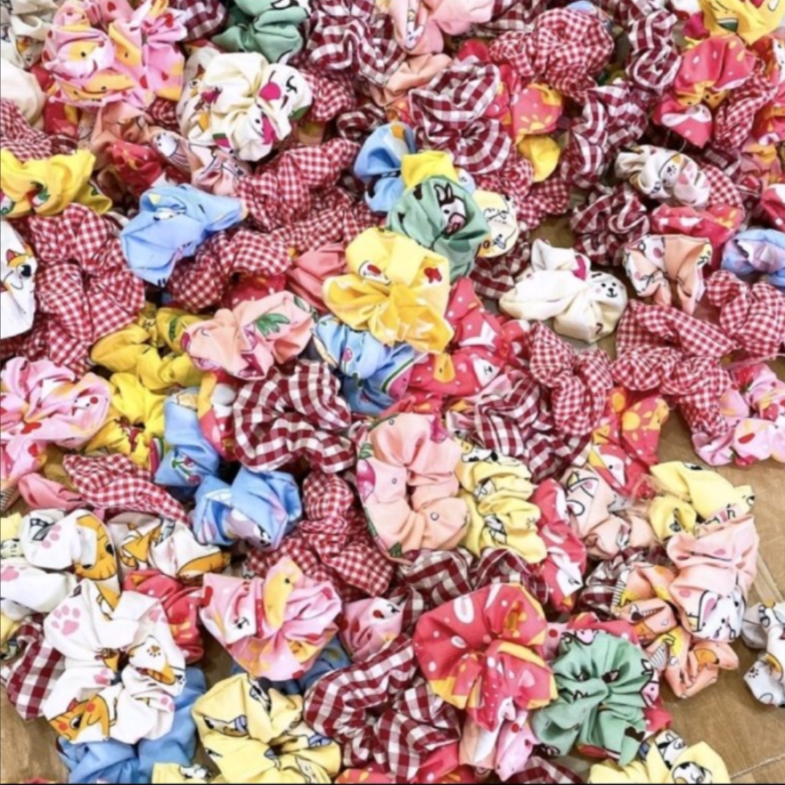 Scrunchies Buộc Tóc Xinh Xắn Cho Nữ