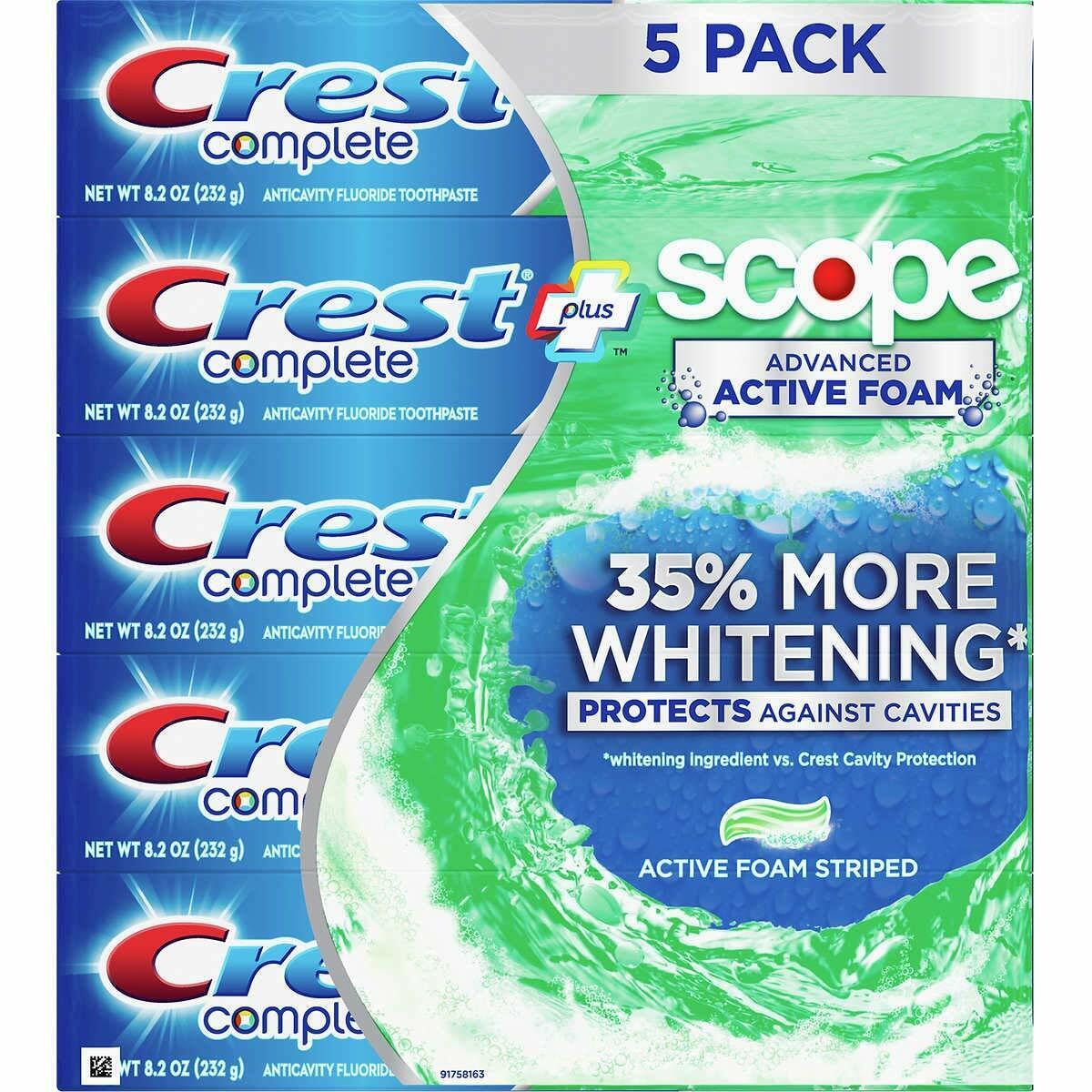 Kem đánh răng Crest Whitening Scope 232gr