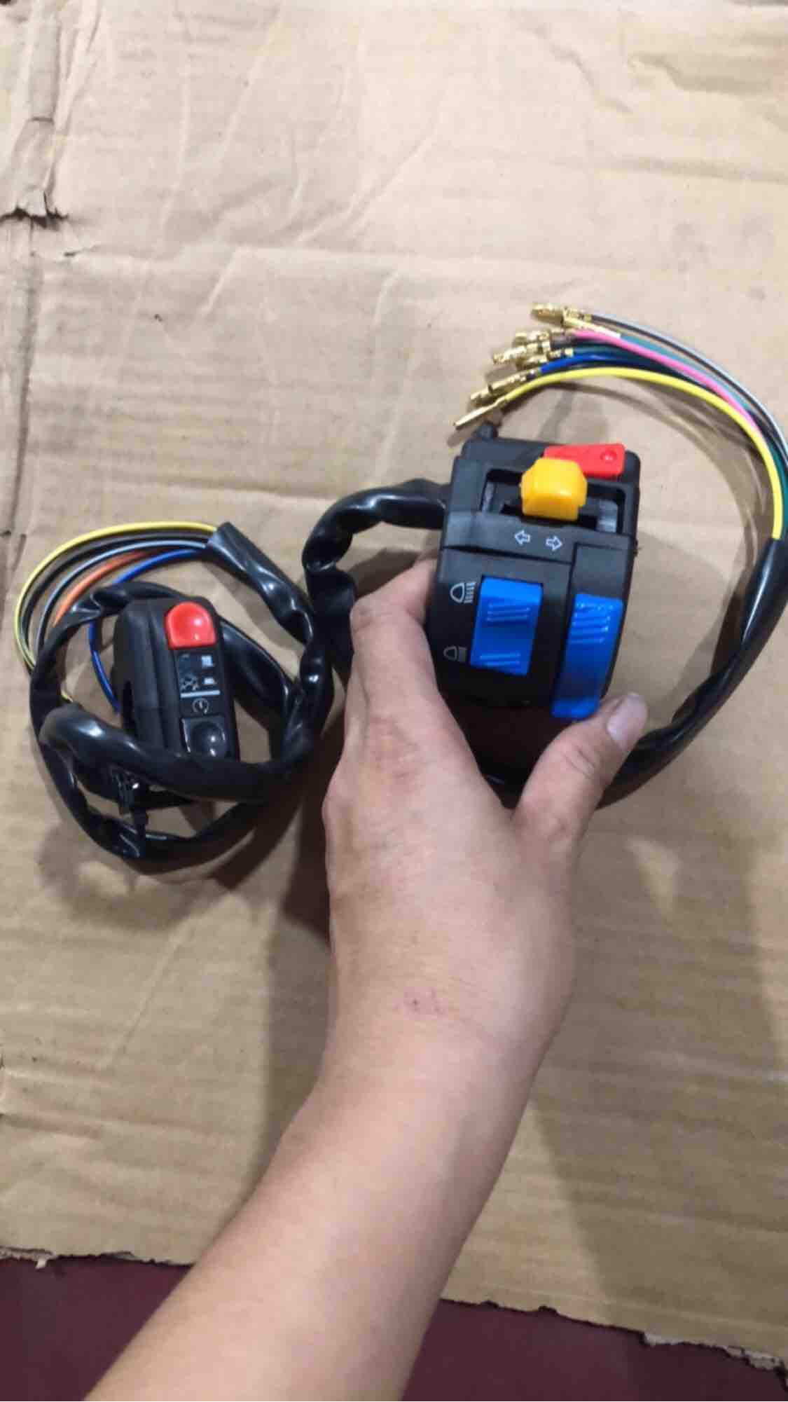 Công tắc Sirius, công tắc Wave, cùm công tắc fz gắn sirius và wave Chất liệu cao cấp Kiểu dáng thẫm mỹ, màu sắc đa dạng