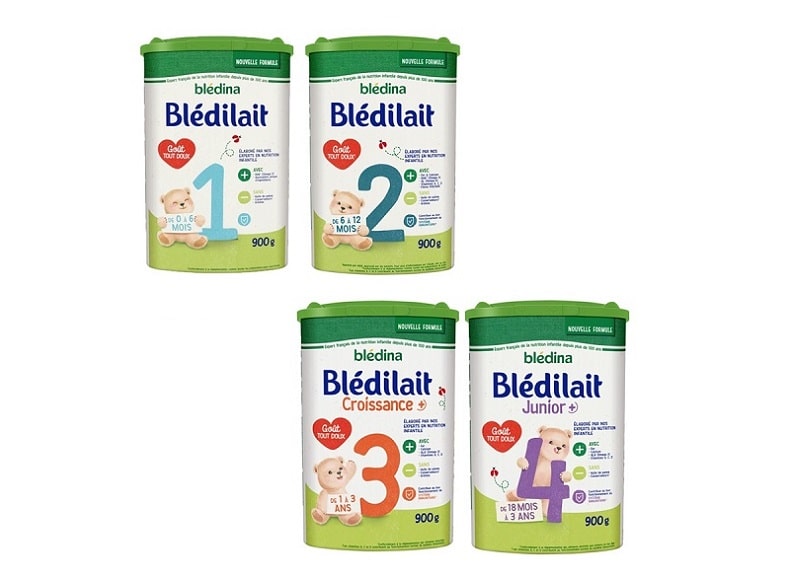 Sữa bột Bledilait 900gr đủ số 1 2 3 nội địa Pháp