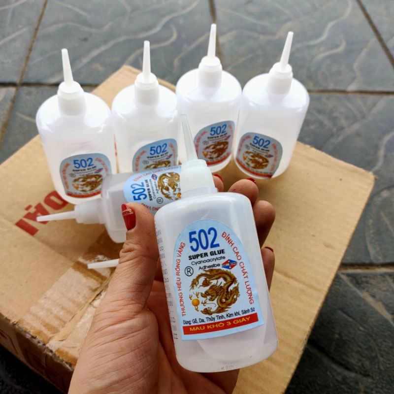 [SIÊU RẺ] Keo 502 siêu dính, khô nhanh (sẵn hàng số lượng lớn)