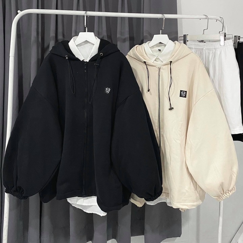 [HCM]áo khoác con bò đen ảnh thật unisex
