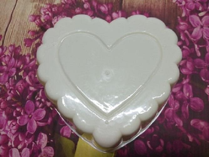 KHUÔN LÀM CƠM, XÔI, RAU CÂU HÌNH TRÁI TIM  20 CM - SỐ 3