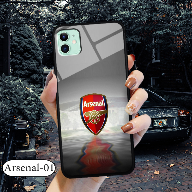 Ốp kính 3d iphone 11- in biểu tượng đội bóng